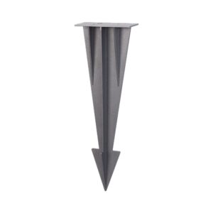 Πασσαλάκι για Ηλιακό Φωτιστικό 100*35*274mm Σκούρο Γκρι V-TAC – 24095
