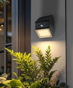 2.5W LED Ηλιακό Φωτιστικό Τοίχου Περιστρεφόμενο Μαύρο με Ανιχνευτή Κίνησης CCT IP65 V-TAC – 24096