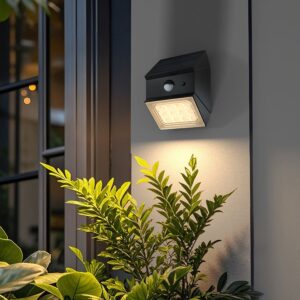 2.5W LED Ηλιακό Φωτιστικό Τοίχου Περιστρεφόμενο Μαύρο με Ανιχνευτή Κίνησης CCT IP65 V-TAC – 24096