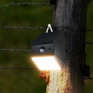 2.5W LED Ηλιακό Φωτιστικό Τοίχου Περιστρεφόμενο Μαύρο με Ανιχνευτή Κίνησης CCT IP65 V-TAC – 24096