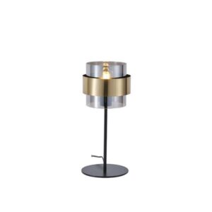 ΦΩΤΙΣΤΙΚΟ ΕΠΙΤΡΑΠΕΖΙΟ 1XE27 180X415mm ΜΑΥΡΟ-ΧΡΥΣΟ ARTE ILLUMINA RELIAC EUROLAMP – 144-28543