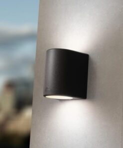 FUMAGALLI MARTA 160 2L ΑΠΛΙΚΑ ΤΟΙΧΟΥ UP & DOWN ΜΑΥΡΗ 2X10W 192X164mm EUROLAMP – 145-26276