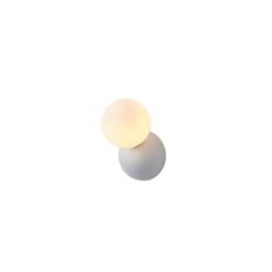 ΑΠΛΙΚΑ TOIXOY ΜΕΤΑΛΛΙΚΗ G9 100X120mm ΛΕΥΚΟ ARTE ILLUMINA TERPSI EUROLAMP – 144-58027