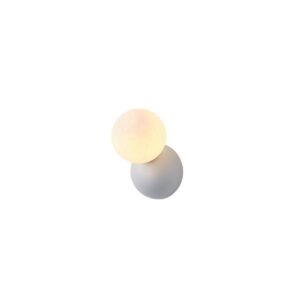 ΑΠΛΙΚΑ TOIXOY ΜΕΤΑΛΛΙΚΗ  G9 100X120mm ΛΕΥΚΟ ARTE ILLUMINA TERPSI EUROLAMP – 144-58027