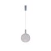 ΦΩΤΙΣΤΙΚΟ ΜΕΤΑΛΛΟ ΜΟΝΟΦΩΤΟ ΟΒΑΛ LED 6.3W 648Lm 3000K Φ250x1388mm AΣΗΜΙ ARTE ILLUMINA PERFORATO EUROLAMP – 144-15070