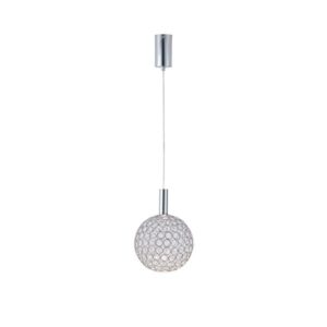ΦΩΤΙΣΤΙΚΟ ΜΕΤΑΛΛΟ ΜΟΝΟΦΩΤΟ ΟΒΑΛ LED 6.3W 648Lm 3000K Φ250x1388mm AΣΗΜΙ ARTE ILLUMINA PERFORATO EUROLAMP – 144-15070
