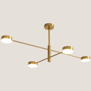 ΦΩΤΙΣΤΙΚΟ ΚΡΕΜΑΣΤΟ 4ΦΩΤΟ LED 48W 100X65X10 ΧΡΥΣΟ 3CCT ARTE ILLUMINA EUROLAMP – 144-10002