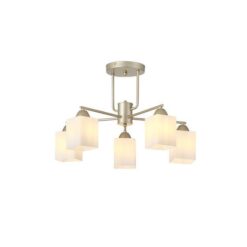 ΦΩΤΙΣΤΙΚΟ ΚΡΕΜΑΣΤΟ 5ΧE27  Φ590mm ARTE ILLUMINA MADISSON EUROLAMP – 144-24012