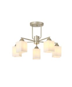 ΦΩΤΙΣΤΙΚΟ ΚΡΕΜΑΣΤΟ 5ΧE27 Φ590mm ARTE ILLUMINA MADISSON EUROLAMP – 144-24012