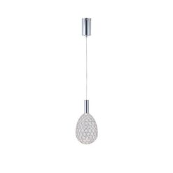 ΦΩΤΙΣΤΙΚΟ ΜΕΤΑΛΛΟ ΜΟΝΟΦΩΤΟ ΟΒΑΛ LED 6.3W 648Lm 3000K Φ140x1588mm ΑΣΗΜΙ ARTE ILLUMINA PERFORATO EUROLAMP – 144-15064