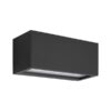 ΑΠΛΙΚΑ ΤΟΙΧΟΥ 2XΕ27 250X110X10 IP54 ΜΑΥΡΗ  UP DOWN ARTE ILLUMINA AMIGO EUROLAMP – 145-20633