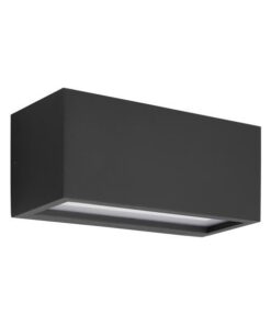 ΑΠΛΙΚΑ ΤΟΙΧΟΥ 2XΕ27 250X110X10 IP54 ΜΑΥΡΗ UP DOWN ARTE ILLUMINA AMIGO EUROLAMP – 145-20633