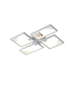 ΦΩΤΙΣΤΙΚΟ ΟΡΟΦΗΣ ΑΛΟΥΜΙΝΙΟ LED 36W 900Lm 3000K 450X580X55mm ΜΑΥΡΟ ARTE ILLUMINA SQUARE EUROLAMP – 144-46061