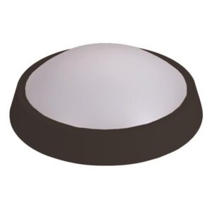 ΦΩΤΙΣΤΙΚΟ ΤΟΙΧΟΥ ΣΤΡΟΓΓΥΛΟ LED 24W Φ270X93 4000K IP65 ΜΑΥΡΟ PLUS ARTE ILLUMINA EUROLAMP – 145-20035