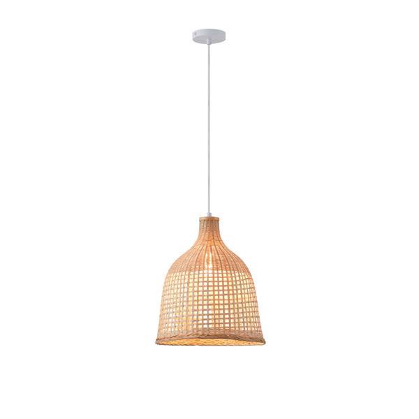 ΦΩΤΙΣΤΙΚΟ ΚΡΕΜΑΣΤΟ BAMBOO 1XE27 400Χ400X270mm ARTE ILLUMINA EARTHY EUROLAMP – 144-33096