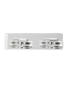 ΑΠΛΙΚΑ ΜΠΑΝΙΟΥ 2X3W 500Lm  IP44 ΝΙΚΕΛ ARTE ILLUMINA FRESH EUROLAMP – 144-80550