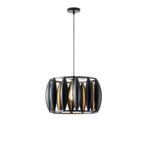 ΦΩΤΙΣΤΙΚΟ ΚΡΕΜΑΣΤΟ ΜΕΤΑΛΛΟ 1XE27  425X425X1300mm ΜΑΥΡΟ ARTE ILLUMINA CROWN EUROLAMP – 144-46026
