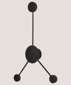 ΑΠΛΙΚΑ ΤΟΙΧΟΥ ΡΑΒΔΟΣ LED 3X5W 45X54 ΜΑΥΡΟ ARTE ILLUMINA CLIO EUROLAMP – 144-58002