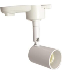 ΣΠΟΤ ΡΑΓΑΣ 2 ΓΡΑΜΜΩΝ GU10 Φ60mm 4cm ΣΤΥΛΟΣ ΛΕΥΚΟ EUROLAMP – 145-59070