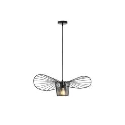 ΦΩΤΙΣΤΙΚΟ ΚΡΕΜΑΣΤΟ ΜΕΤΑΛΛΟ 1xΕ27 600X600X1270mm ΜΑΥΡΟ ARTE ILLUMINA CAP EUROLAMP – 144-46019