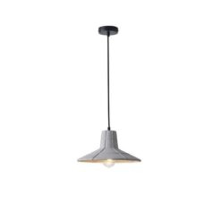 ΦΩΤΙΣΤΙΚΟ ΚΡΕΜΑΣΤΟ ΤΣΙΜΕΝΤΟ 1xΕ27 320X320X160mm ΓΚΡΙ ARTE ILLUMINA ARME EUROLAMP – 144-50008