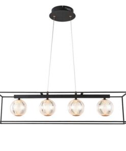 ΦΩΤΙΣΤΙΚΟ ΚΡΕΜΑΣΤΟ ΜΕΤΑΛΛΟ LED 14W 650Lm 3000K 80X1200mm ΜΑΥΡΟ ARTE ILLUMINA BOX EUROLAMP – 144-16110