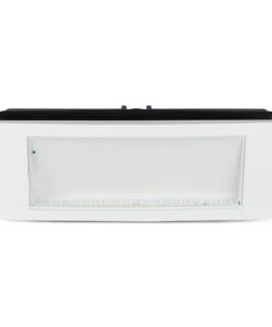 3.8W LED Φωτιστικό Ασφαλείας 4hrs Χωνευτό/Επίτοιχο Λευκό V-TAC Cree Chip Ψυχρό 6000K 3yrs Wty – 899-6