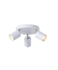 ΣΠΟΤ ΜΕΤΑΛΛΙΚΟ 3ΦΩΤΟ 3XGU10 Φ180X135mm ΛΕΥΚΟ ARTE ILLUMINA OLYMP EUROLAMP – 145-25228
