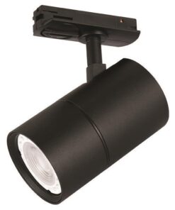 ΣΠΟΤ ΡΑΓΑΣ 2 ΓΡΑΜΜΩΝ GU10 Φ60x100mm ΜΑΥΡΟ EUROLAMP – 145-59083