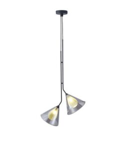 ΦΩΤΙΣΤΙΚΟ ΚΡΕΜΑΣΤΟ ΓΥΑΛΙ 2ΦΩΤΟ G9 410x1800mm ΦΙΜΕ ARTE ILLUMINA DELTA EUROLAMP – 144-24112