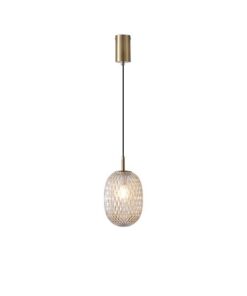 ΦΩΤΙΣΤΙΚΟ ΚΡΕΜΑΣΤΟ ΓΥΑΛΙ 1XE27 150X230mm ΚΟΝΙΑΚ ARTE ILLUMINA CANDY EUROLAMP – 144-24103