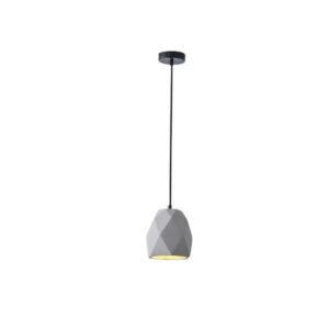 ΦΩΤΙΣΤΙΚΟ ΚΡΕΜΑΣΤΟ ΤΣΙΜΕΝΤΟ 1xΕ27 160X160X170mm ΓΚΡΙ ARTE ILLUMINA ARME EUROLAMP – 144-50006