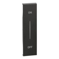 Living Now SCS Πλήκτρο ON-OFF 1 ΣΤ Μαύρο Legrand – KG01MHAG