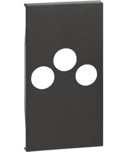 Living Now Πλήκτρο ΠΡ TV-RD-SAT 2ΣΤ Μαύρο Legrand – KG26M2