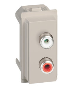 Living Now ΔΙΠΛΗ Πρίζα RCA 1ΣΤ SAND Legrand – KM4269R