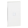 Living Now Πλήκτρο ΜΗΧ ΕΛΕΓΧ ΥΨΗΛ ΦΩΤ 2ΣΤ Λευκό Legrand – KW01M2X