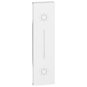 Living Now Πλήκτρο ΔΙΠΛΟ ΜΠΟΥΤΟΝ 1ΣΤ Λευκό Legrand – KW05L