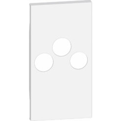 Living Now Πλήκτρο ΠΡ TV-RD-SAT 2ΣΤ Λευκό Legrand – KW26M2