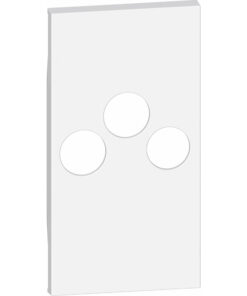 Living Now Πλήκτρο ΠΡ TV-RD-SAT 2ΣΤ Λευκό Legrand – KW26M2