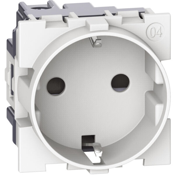 Living Now Πρίζα 2Π+Γ ΣΟΥΚΟ Λευκό Legrand – KW4141G