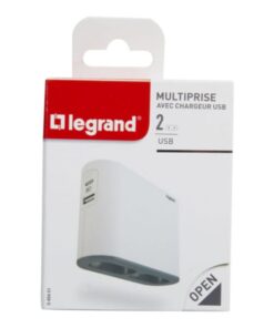ΠΟΛΥΠΡΙΖΟ 2Χ2Π & USBA+C ΛΕΥΚΟ/ΜΑΥΡΟ LEGRAND – 049401