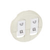 CELIANE ΠΛΑΚ. ΠΡΙΖΑΣ ΔΙΠΛΗΣ RJ45 IVORY LEGRAND – 066236