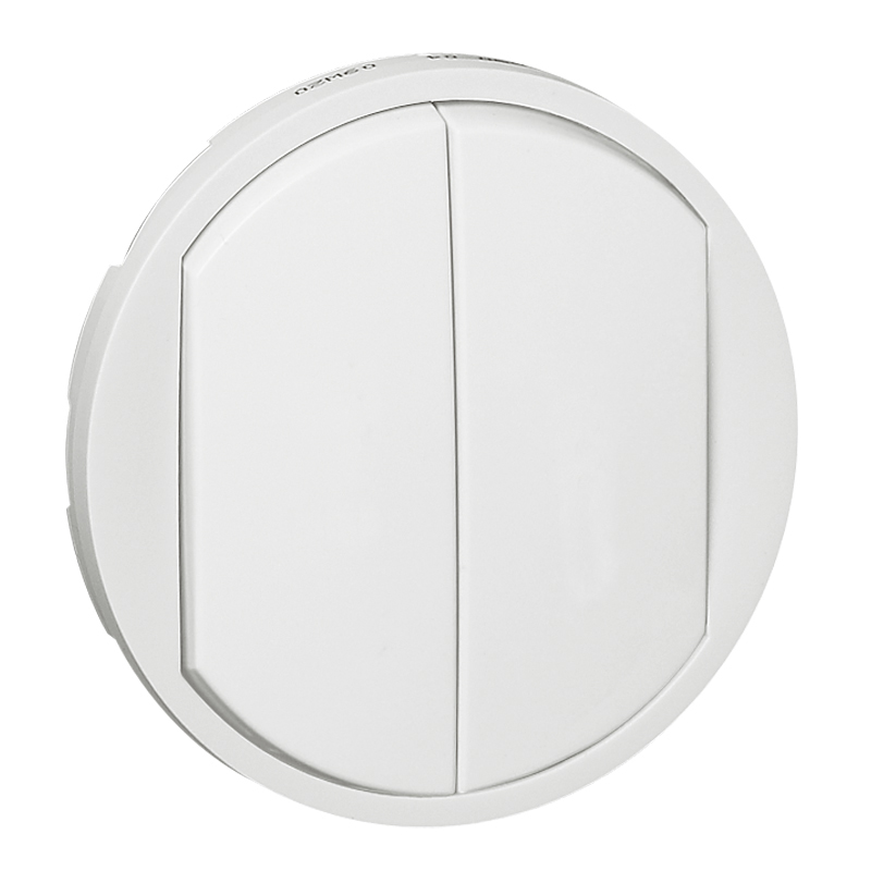 Celiane™ πλακίδιο διπλού διακόπτη white LEGRAND - 068002
