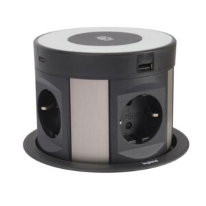 TOWER120 4SCH+2 USB A+C+ΑΣΥΡΜ.ΦΟΡΤ  2Μ LEGRAND – 654983