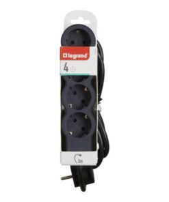 ΠΟΛΥΠΡΙΖΟ STD 4 ΣΟΥΚΟ ΚΑΛ 3M ΜΑΥΡΟ LEGRAND – 694562