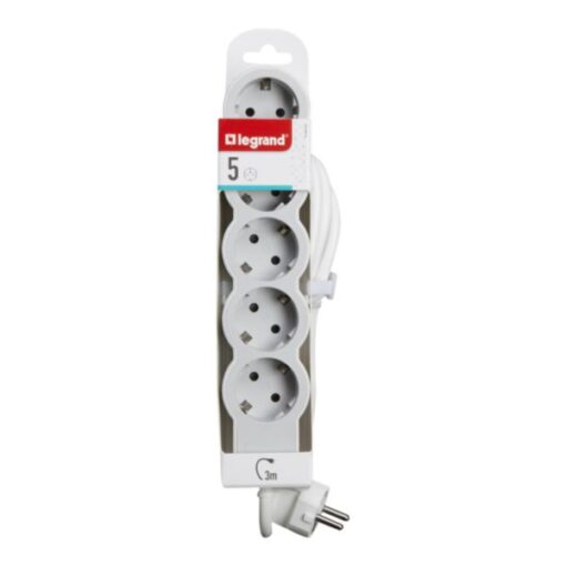 ΠΟΛΥΠΡΙΖΟ STD 5 ΣΟΥΚΟ ΚΑΛ 3M ΛΕΥΚΟ/ΓΚΡΙ LEGRAND – 694563