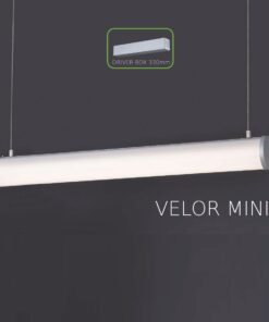 Κρεμαστό Γραμμικό Φωτιστικό Κυλινδρικό VELOR MINI 37-198cm ACA