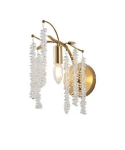 ΑΠΛΙΚΑ ΤΟΙΧΟΥ ΜΕΤΑΛΛΙΚΗ E27 480X250mm ΔΙΑΦΑΝΕΣ ΓΥΑΛΙ ARTE ILLUMINA DYNASTY EUROLAMP – 144-47003