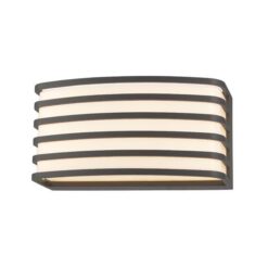 ΑΠΛΙΚΑ ΤΟΙΧΟΥ ΓΡΑΦΙΤΗ ΟΒΑΛ Ε27 200X100X90mm ARTE ILLUMINA EUROLAMP – 145-20241