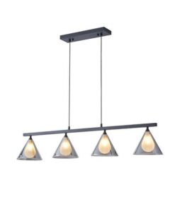 ΦΩΤΙΣΤΙΚΟ ΚΡΕΜΑΣΤΟ ΓΥΑΛΙ 4ΦΩΤΟ G9 1080x1410mm ΦΙΜΕ ARTE ILLUMINA DELTA EUROLAMP – 144-24114